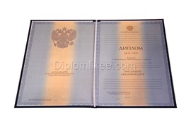 Диплом о высшем образовании с 2012 по 2013 годы